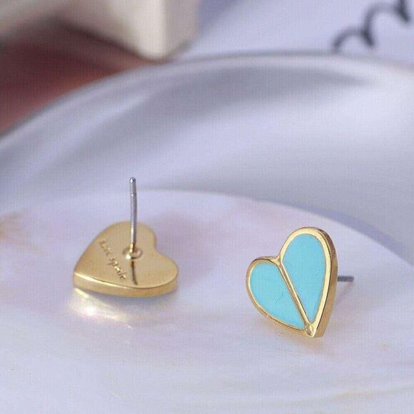 NWOT Kate Spade New York Blue Heritage Spade Small Earring’s - Picture 2 of 3